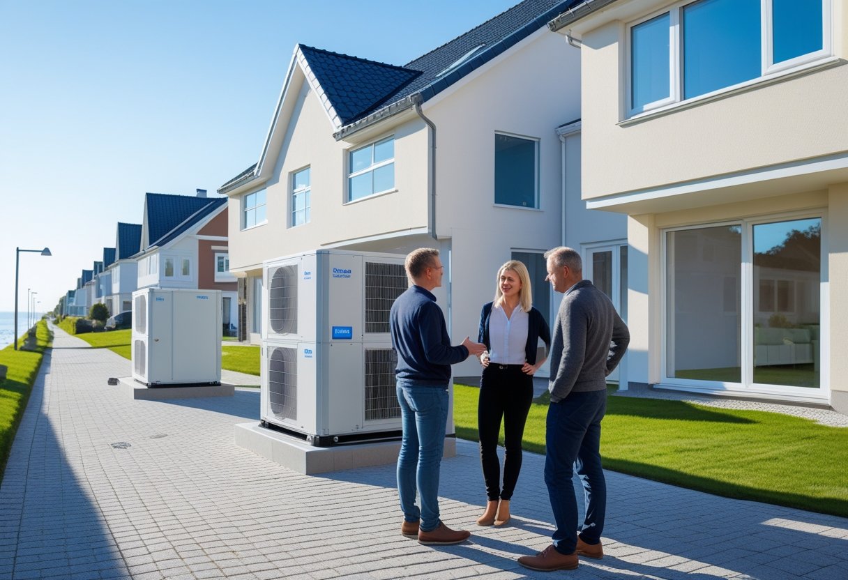 Energibesparelser ved facaderenovering og varmepumpe i Esbjerg